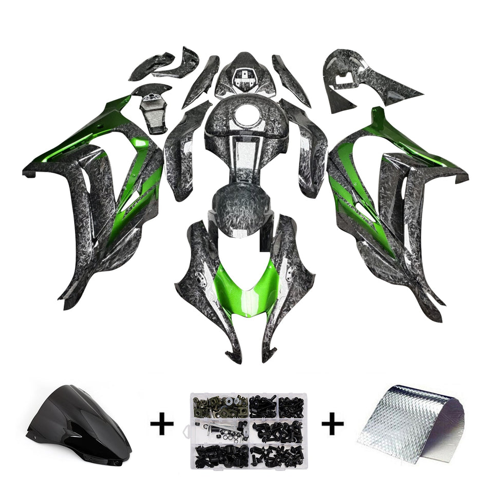 インジェクションフェアリングキット ボディワーク プラスチック ABS カワサキ ZX10R 2016-2020 に適合
