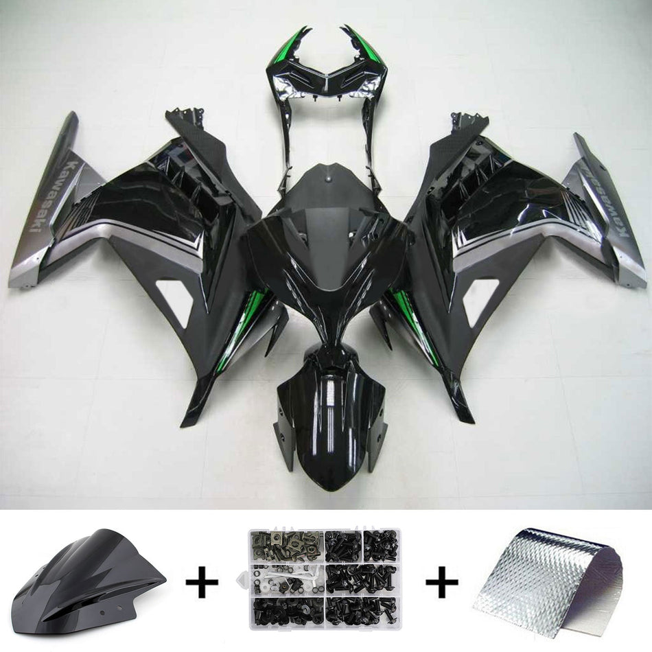 2013-2024 カワサキ EX300/Ninja300 インジェクションフェアリングキット ボディワーク プラスチック ABS