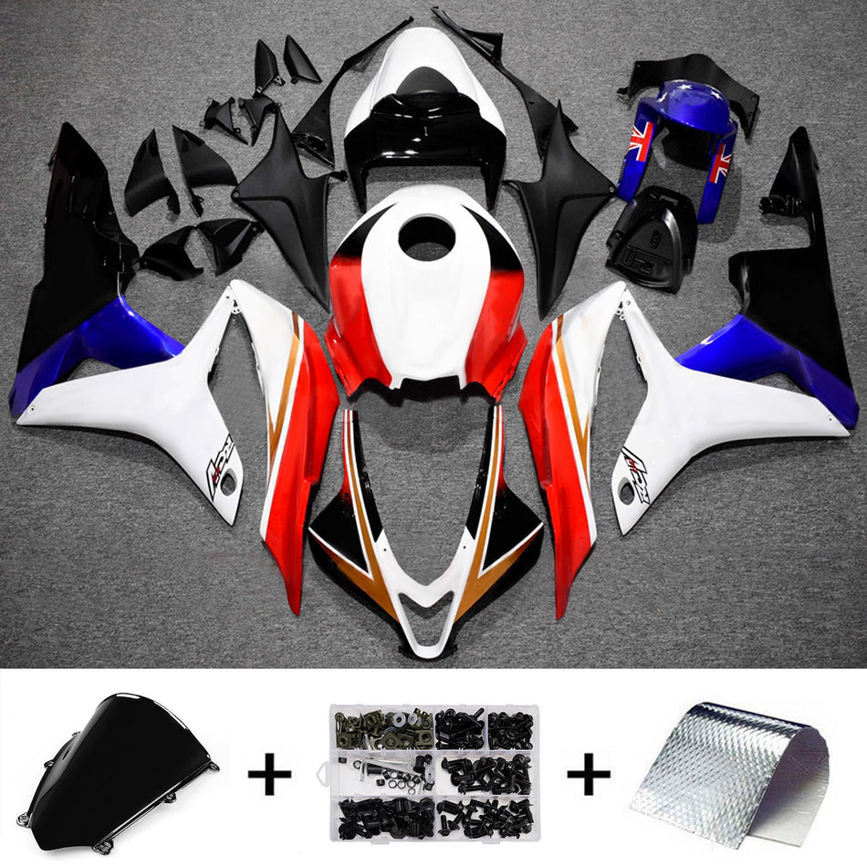 ホンダ CBR600RR 2007-2008 F5 用 ABS樹脂製インジェクションフェアリングキット