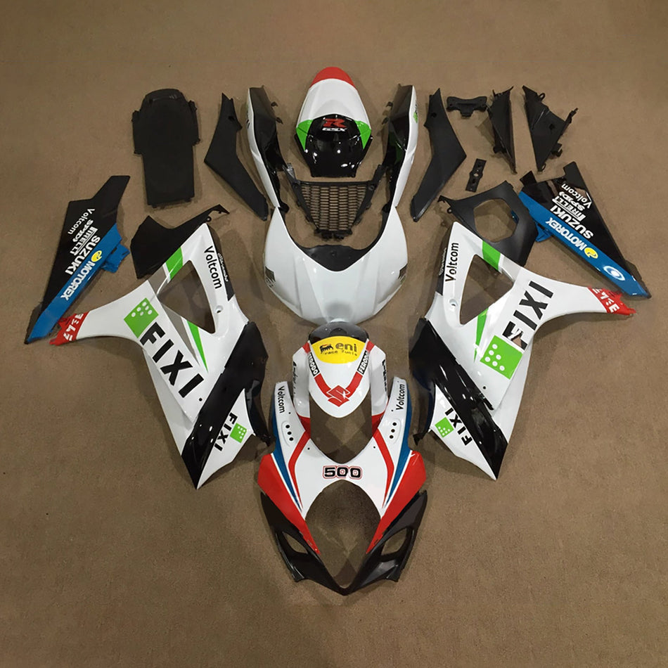 スズキ GSXR1000 2007-2008 K7用 インジェクションフェアリングキット ボディワーク プラスチック ABS