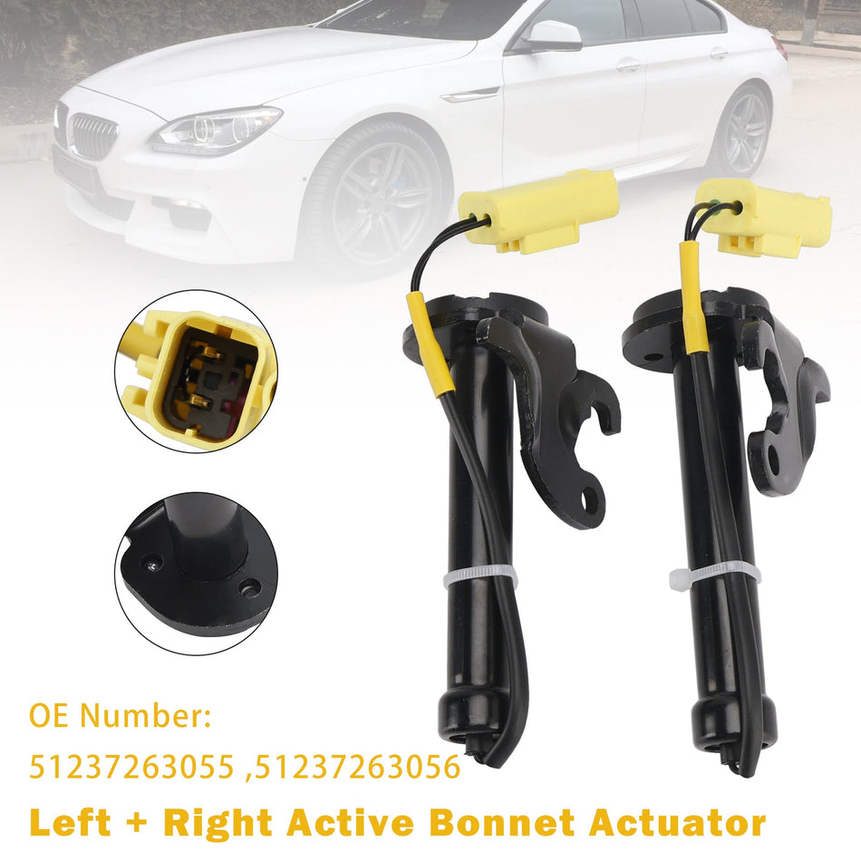 アクティブボンネットアクチュエーター 51237263055 51237263056 BMW 5 6 7シリーズ F10 / F11用 2個