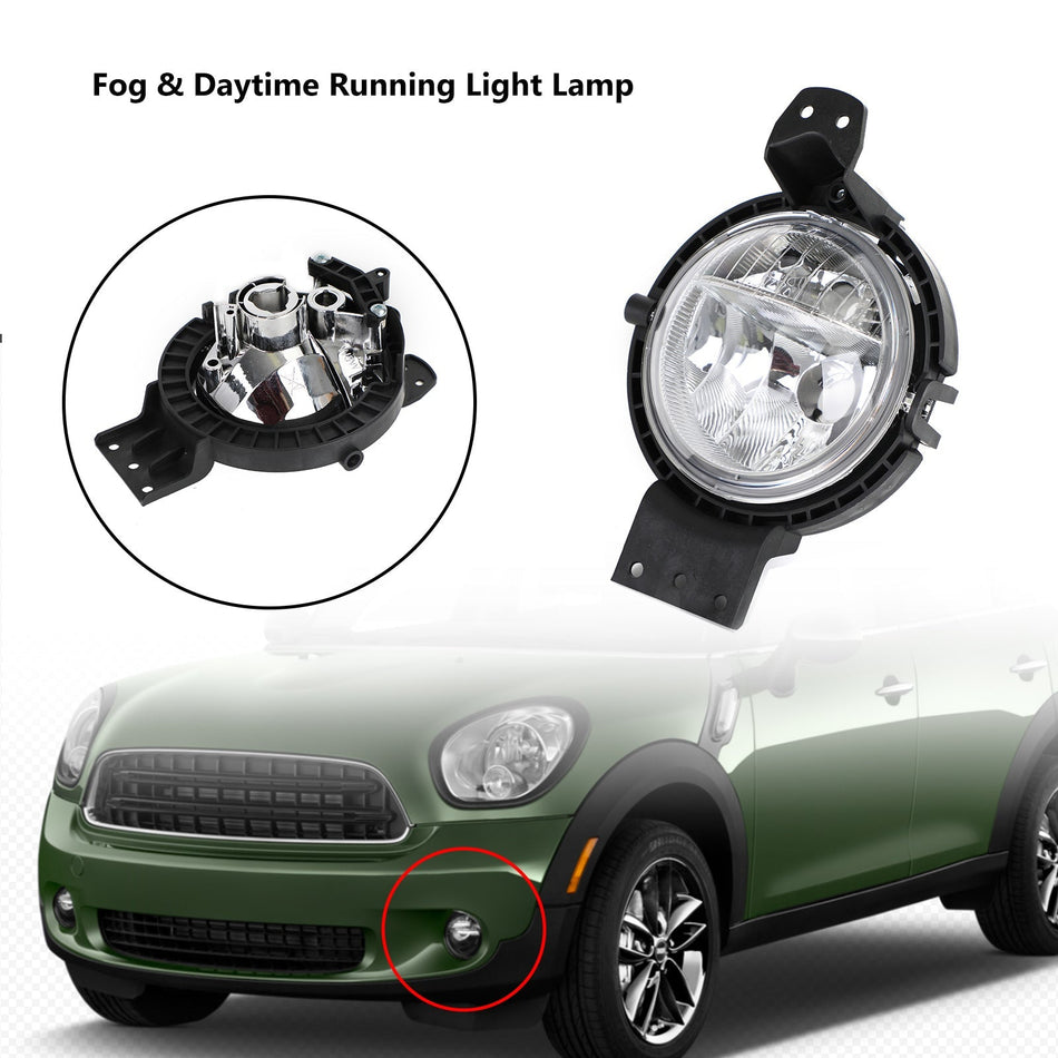 L/R フォグランプ デイタイム ランニング ランプ BMW Mini Countryman R60 2010-2016 汎用