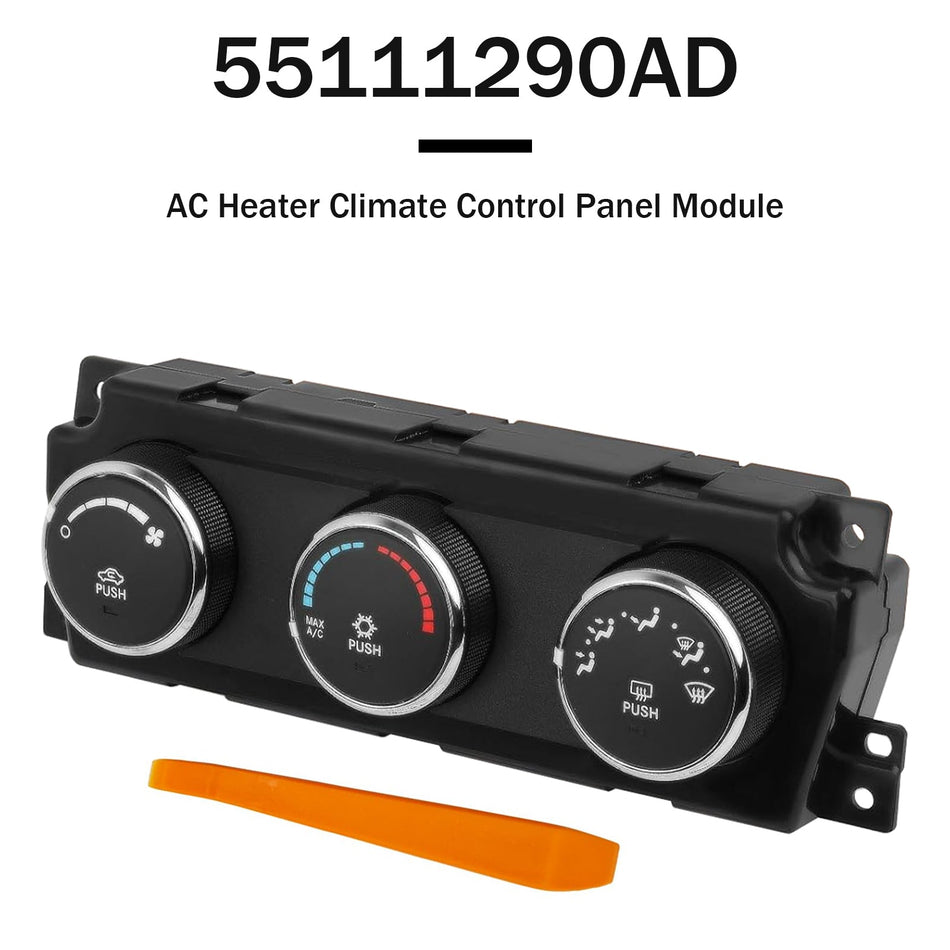 ラム 2500 3500 2011-12 用 AC ヒーター クライメート コントロール パネル モジュール 55111290AD