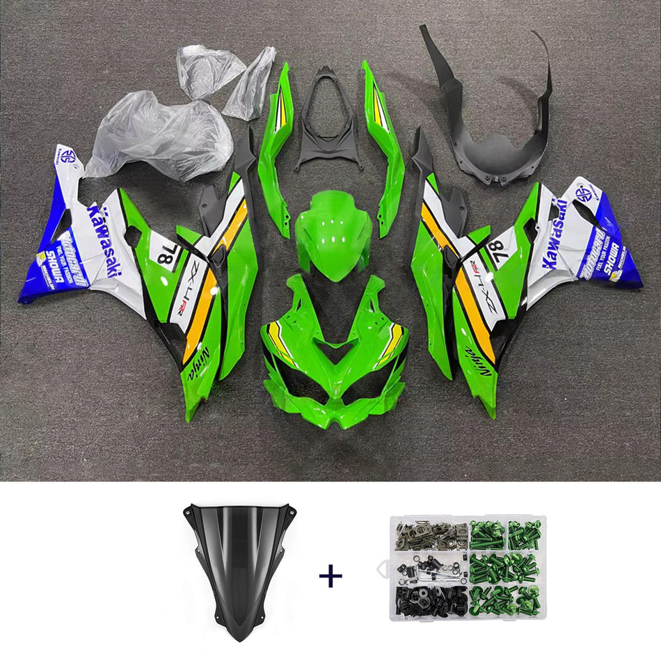 カワサキ Ninja ZX-25R ZX-4R ZX-4RR 2019-2025 に適合するインジェクションフェアリングキット