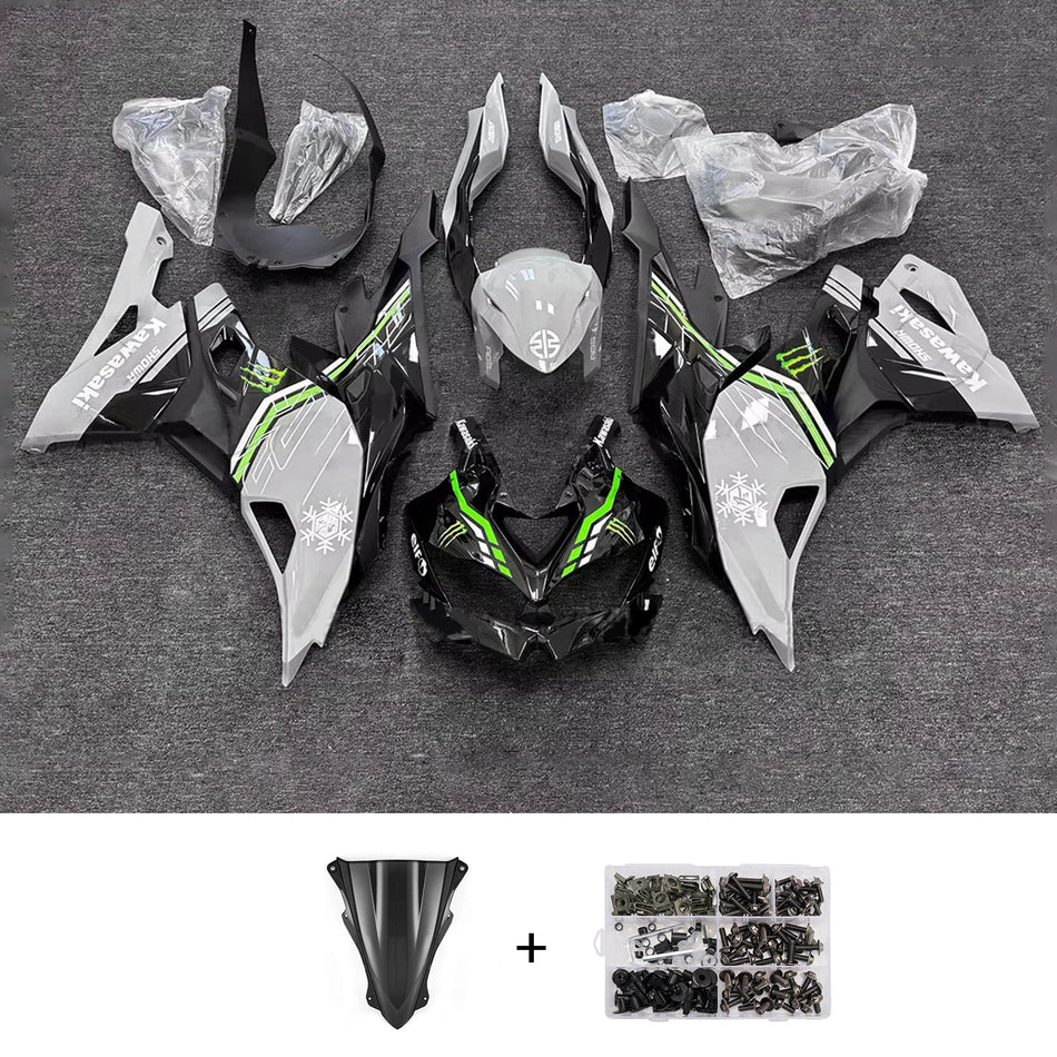 カワサキ Ninja ZX-25R ZX-4R ZX-4RR 2019-2025 に適合するインジェクションフェアリングキット