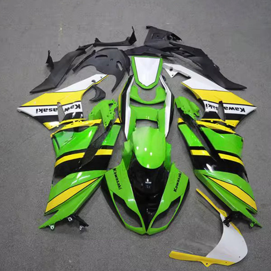 インジェクションフェアリングキット ボディワーク プラスチック ABS カワサキ ZX6R 636 2009-2012 に適合