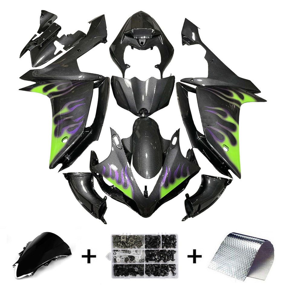 ヤマハ YZFR1 YZF-R1 2007-2008 用 インジェクションフェアリングキット ボディワーク プラスチック ABS