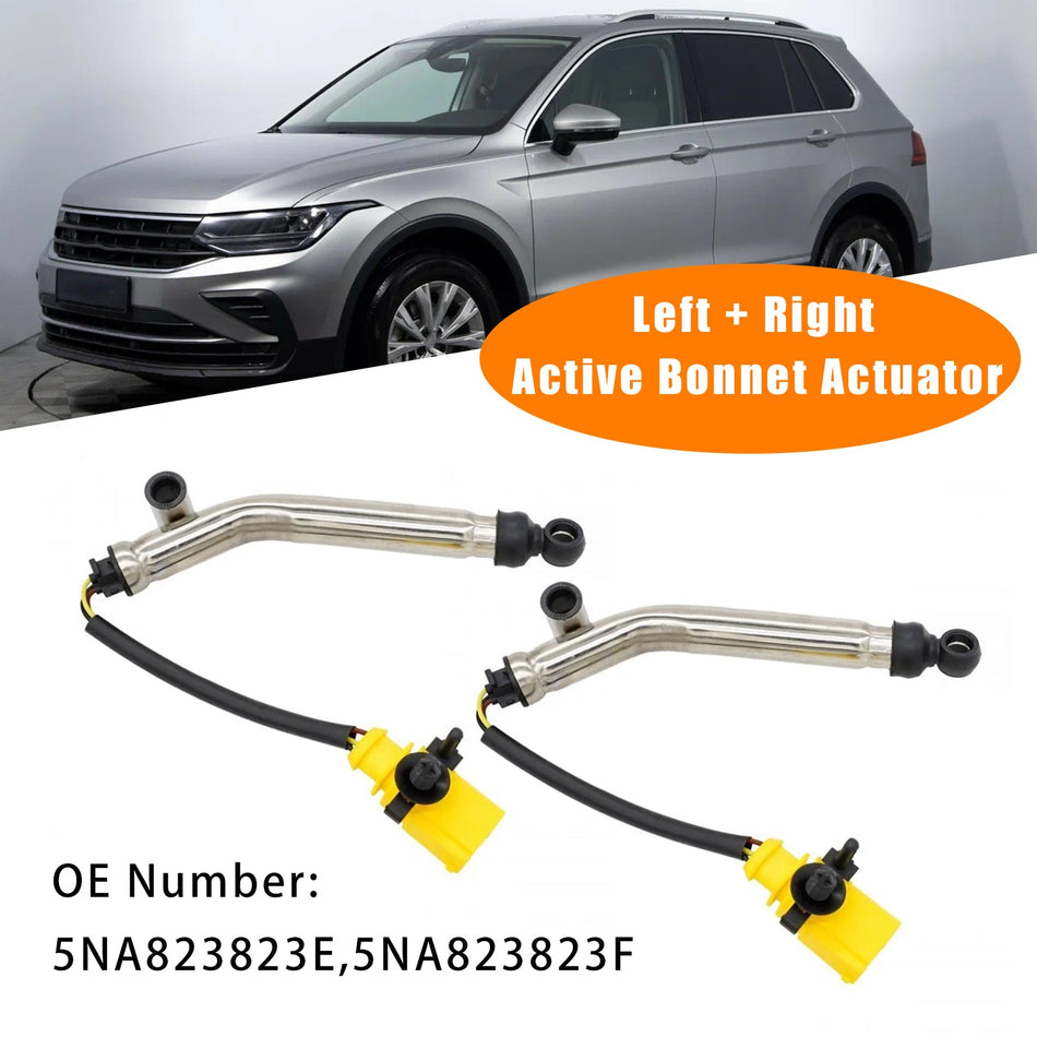 アクティブボンネットアクチュエーター 5NA823823E VW Tiguan AD1 AX1 2.0 TSI 1.4 TSI用 2個