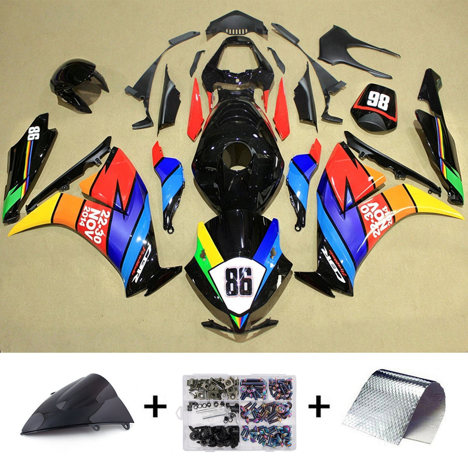 ホンダ CBR1000RR 2012-2016 用射出成形フェアリングキット ボディワーク プラスチック ABS