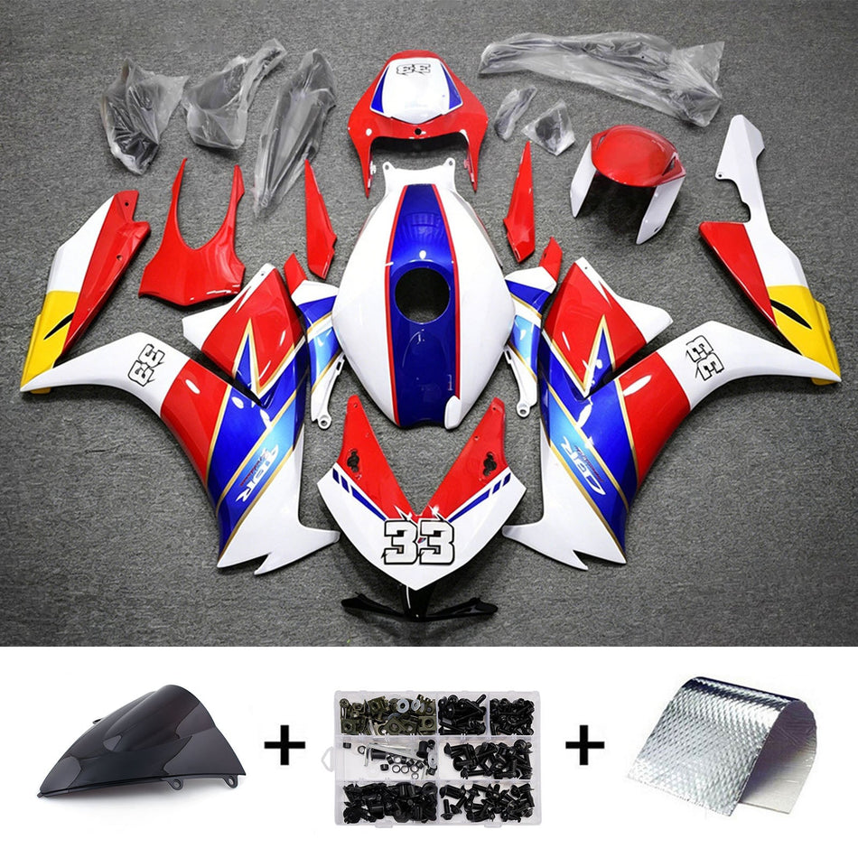 ホンダ CBR1000RR 2012-2016 用射出成形フェアリングキット ボディワーク プラスチック ABS