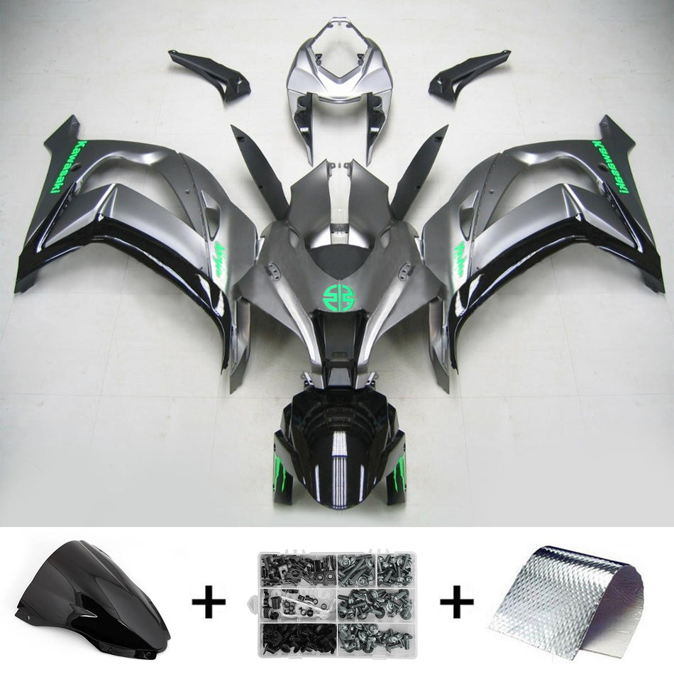 2021-2024 カワサキ ZX-10R ZX10R アモトパーツ インジェクションフェアリングキット ボディワーク ABS #101