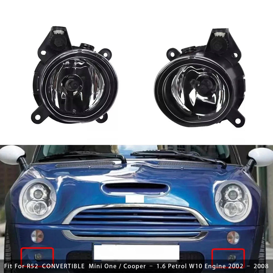 Mini Cooper One R50 R52 R53用 フロントバンパーフォグランプ ペア 63176925050