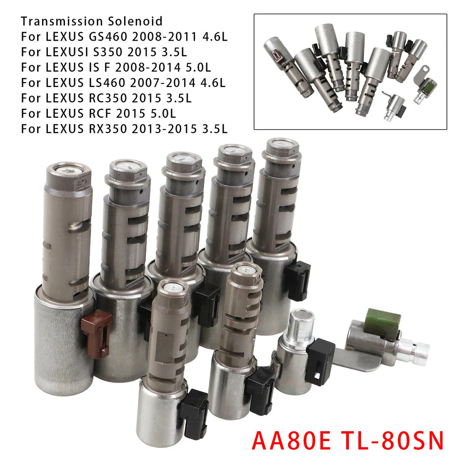 AA80E TL-80SN トランスミッションソレノイドキット トヨタ IS LS460/LS460L GS460用