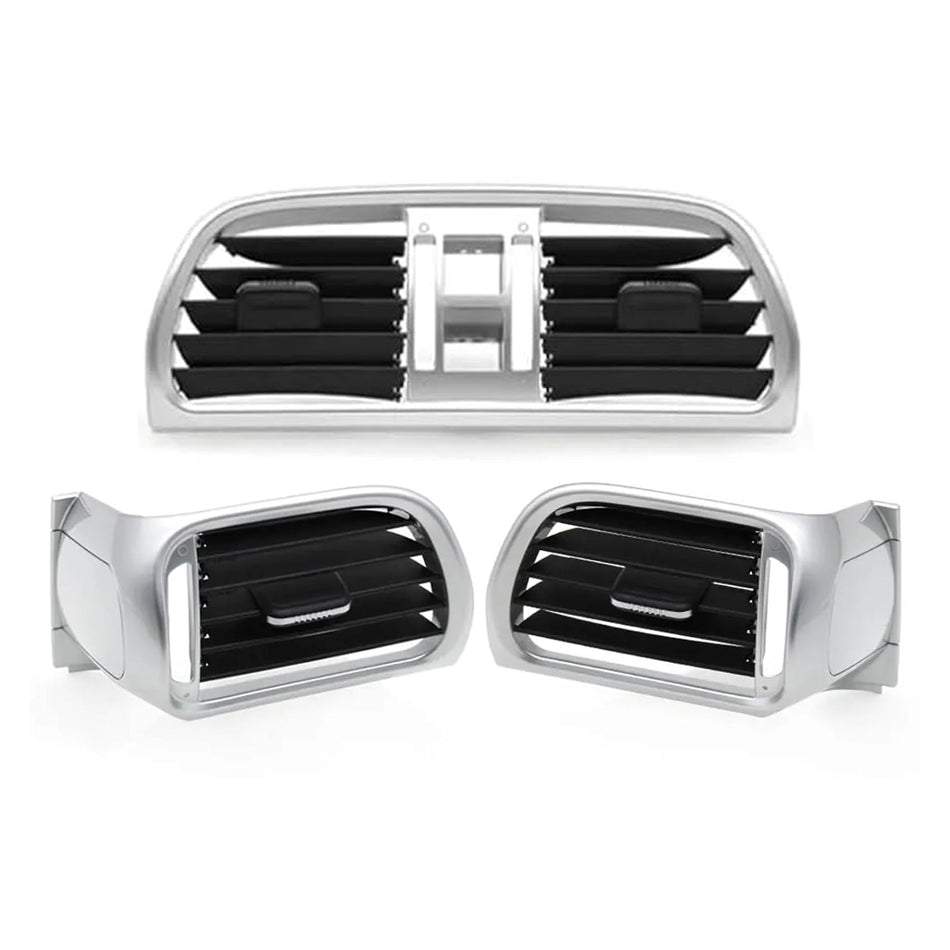 2004-2011 ポルシェ カレア 997 左右センターエアコンベントカバー シルバー 99755214105 99755213105 99755213205