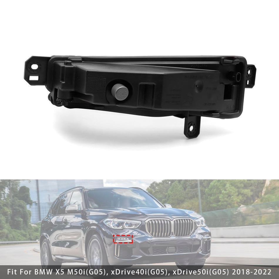 2018-2022 BMW X5 G05 1個 LED フロント右フォグランプ 63177406366