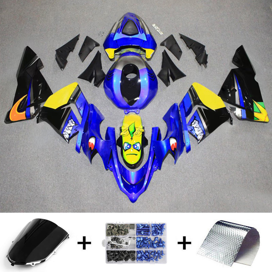 2004-2005 カワサキ ZX10R フェアリングキット ボディワーク プラスチック ABS#131