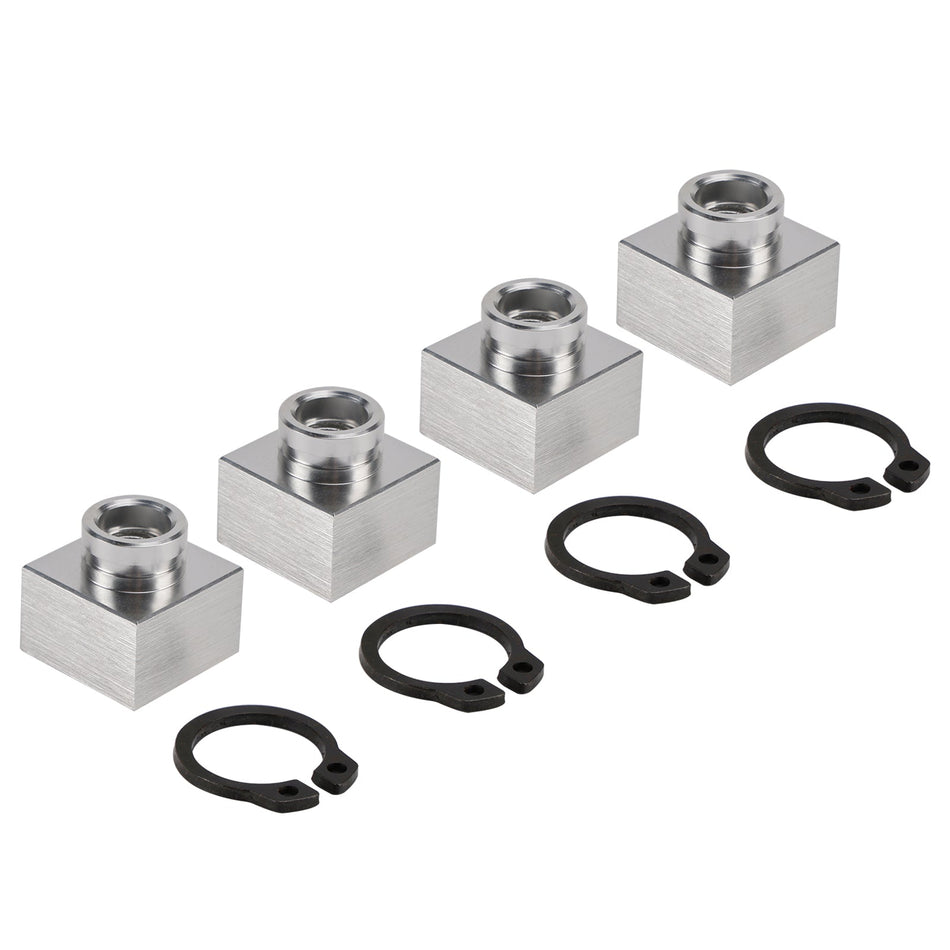 スノーモービルトレーラーインサートナット＆スナップリング 4個セット 04414 03400 Triton Xt &amp; Lt用