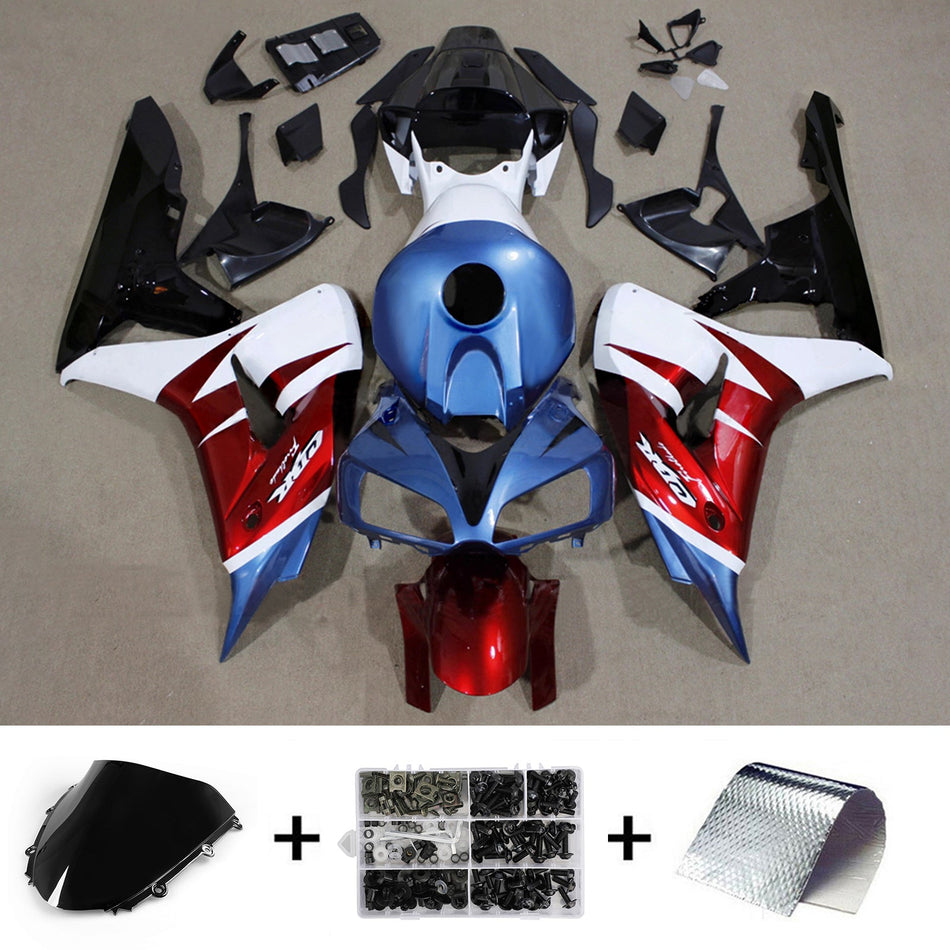 ホンダ CBR1000RR 2006-2007 用インジェクション フェアリングキット ボディワーク プラスチック ABS