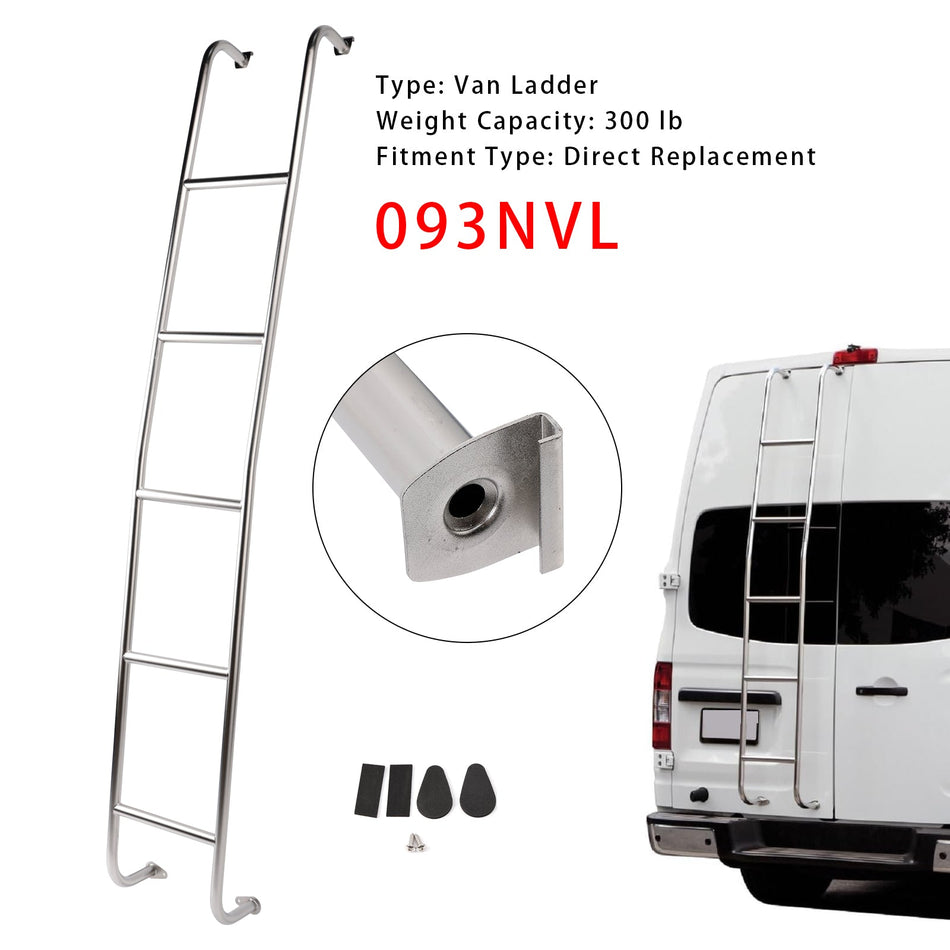 2011-2021 NISSAN NV2500 HD ハイルーフ 5段バンラダー 093NVL 300ポンド