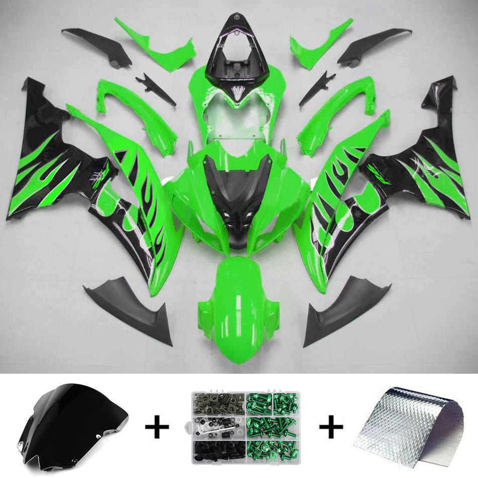 2008-2016 ヤマハ YZF 600 R6 インジェクションフェアリングキット ボディワーク プラスチック ABS #127
