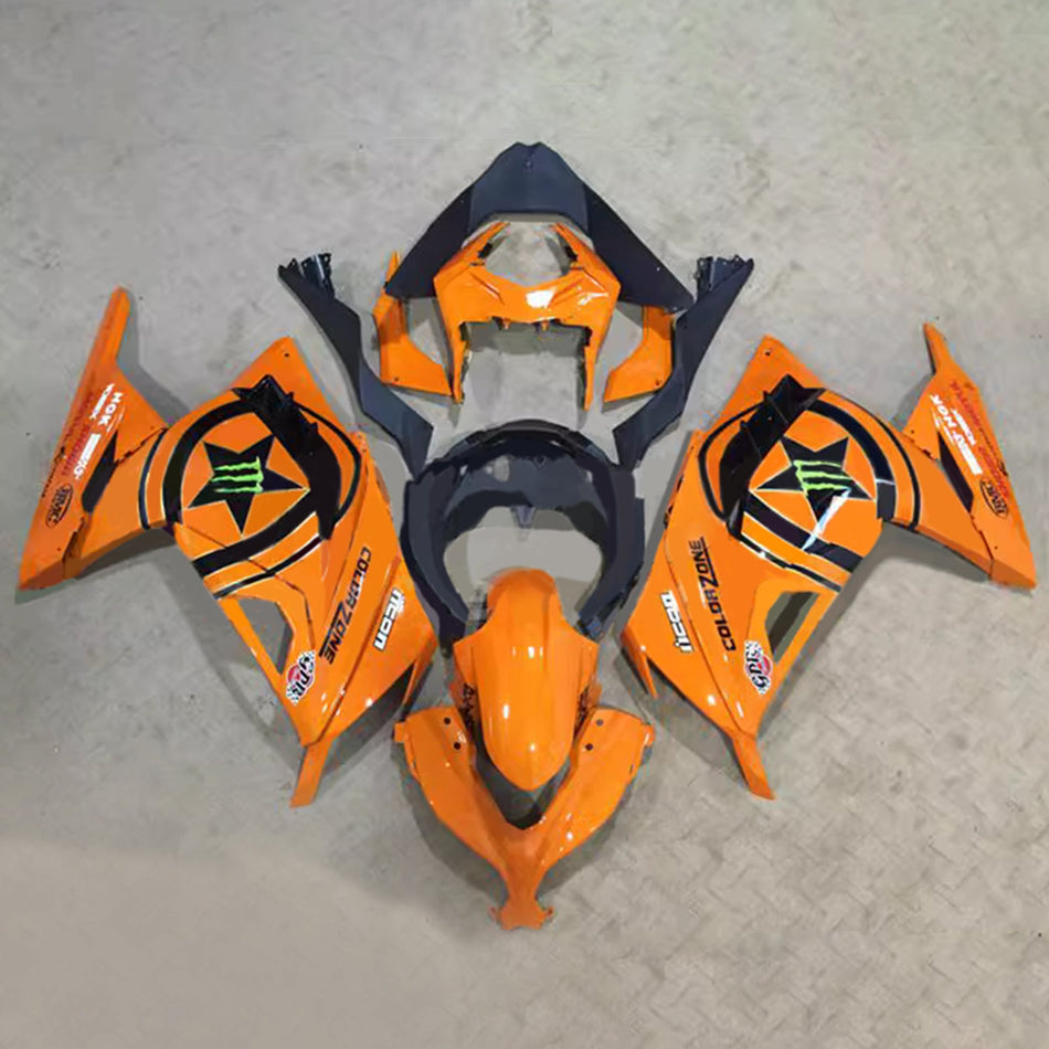 インジェクションフェアリングキット ボディワーク プラスチック ABS カワサキ EX300 Ninja300 2013-2024 に適合