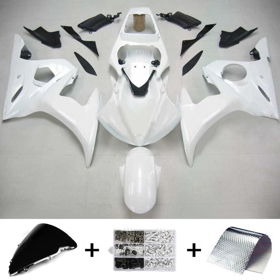 2003-2004 ヤマハ YZF 600 R6 2006-2009 R6S Amotopart インジェクションフェアリングキット ボディワーク プラスチック ABS #102