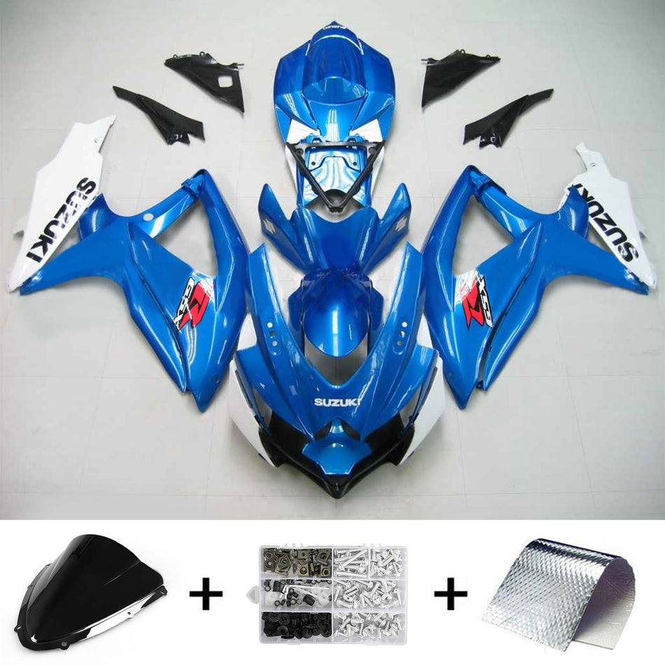 2008-2010 スズキ GSXR 600/750 K8 Amotopart インジェクションフェアリングキット ボディワーク プラスチック ABS #141