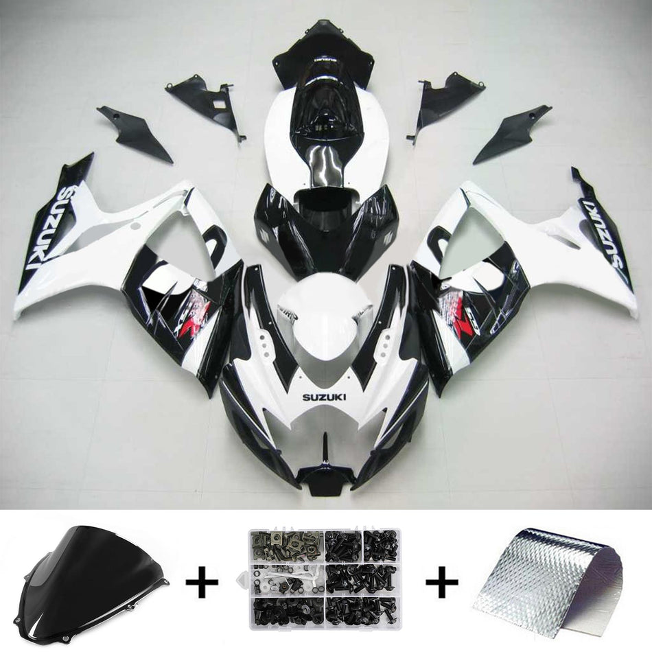 2006-2007 スズキ GSXR 600/750 K6 Amotopart インジェクションフェアリングキット ボディワーク プラスチック ABS #124