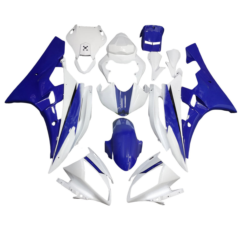 インジェクションフェアリングキット ボディワーク プラスチック ABS ヤマハ YZFR6 YZF-R6 2006-2007用