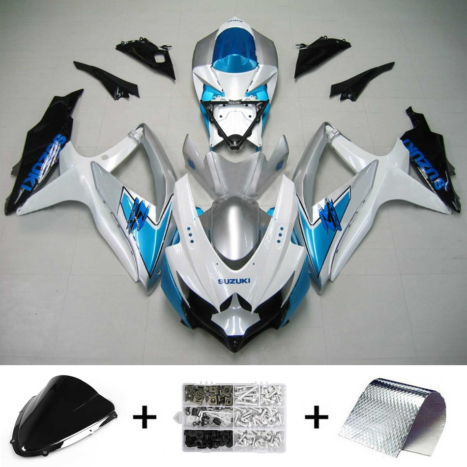 2008-2010 スズキ GSXR 600/750 K8 Amotopart インジェクションフェアリングキット ボディワーク プラスチック ABS #131