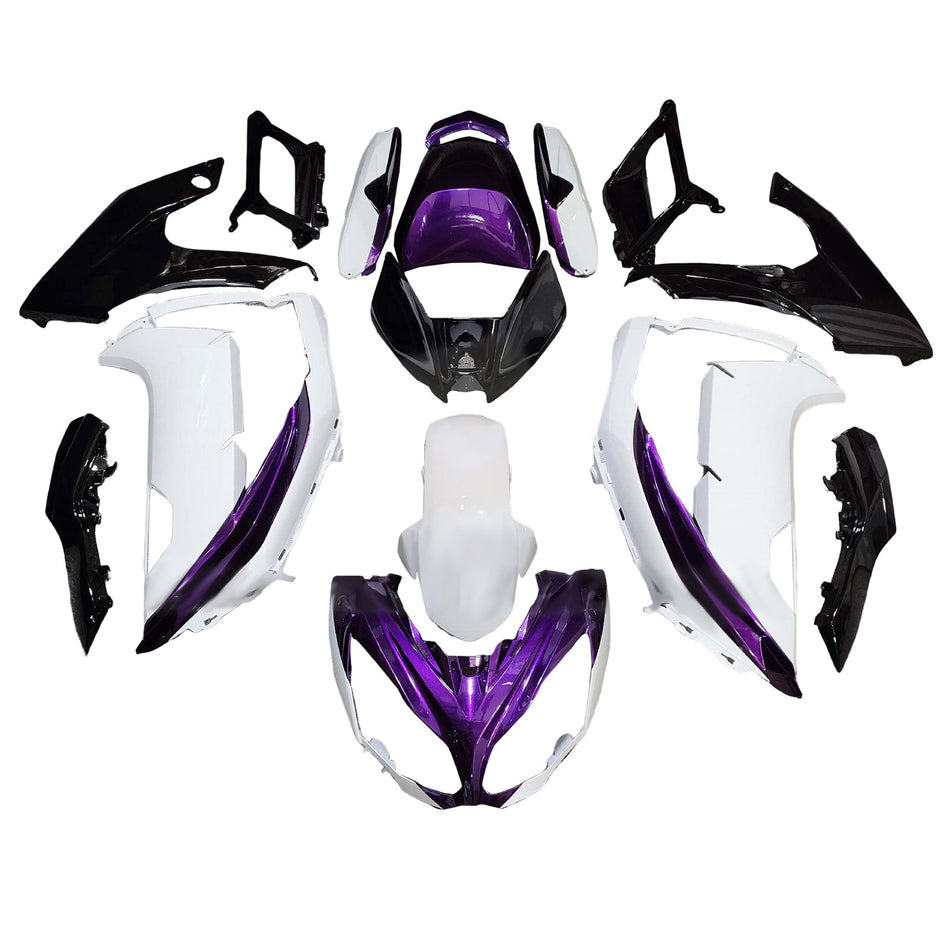 インジェクションフェアリングキット ボディワーク プラスチック ABS カワサキ ER-6F Ninja650 2012-2016 に適合