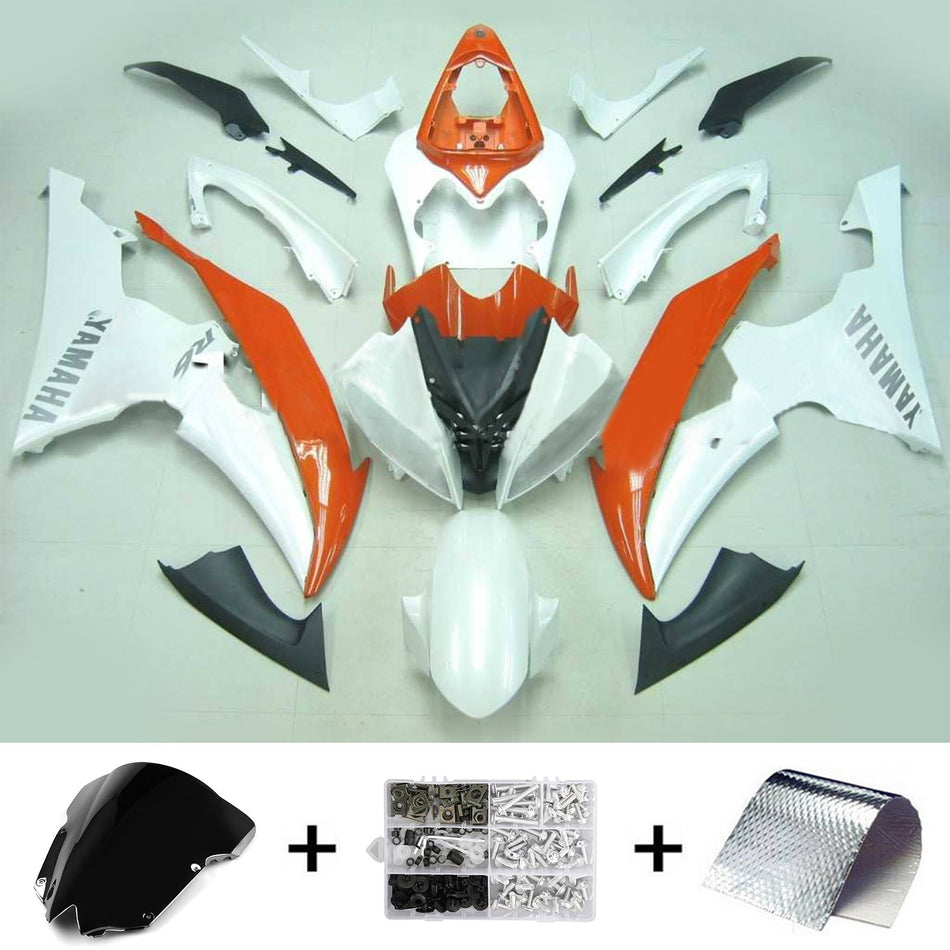 2008-2016 ヤマハ YZF 600 R6 インジェクションフェアリングキット ボディワーク プラスチック ABS #123
