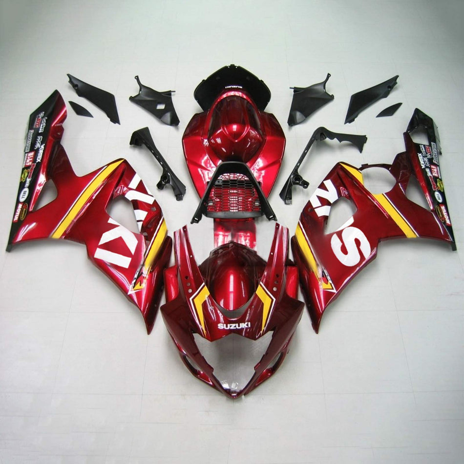 2005-2006 スズキ GSXR1000 K5 Amotopart インジェクションフェアリングキット ボディワーク プラスチック ABS #131