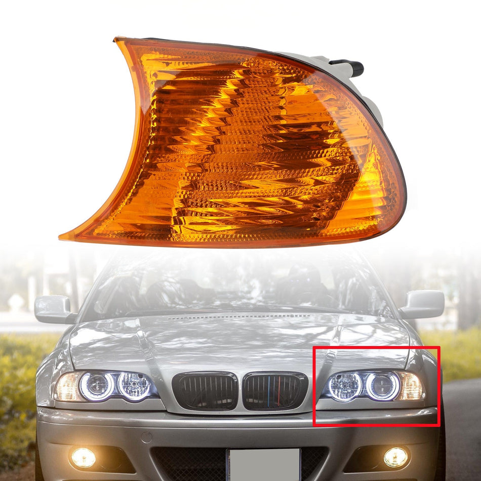 1998-2001 BMW 3シリーズ E46 クーペ 左側アンバーコーナーライト 63126904299