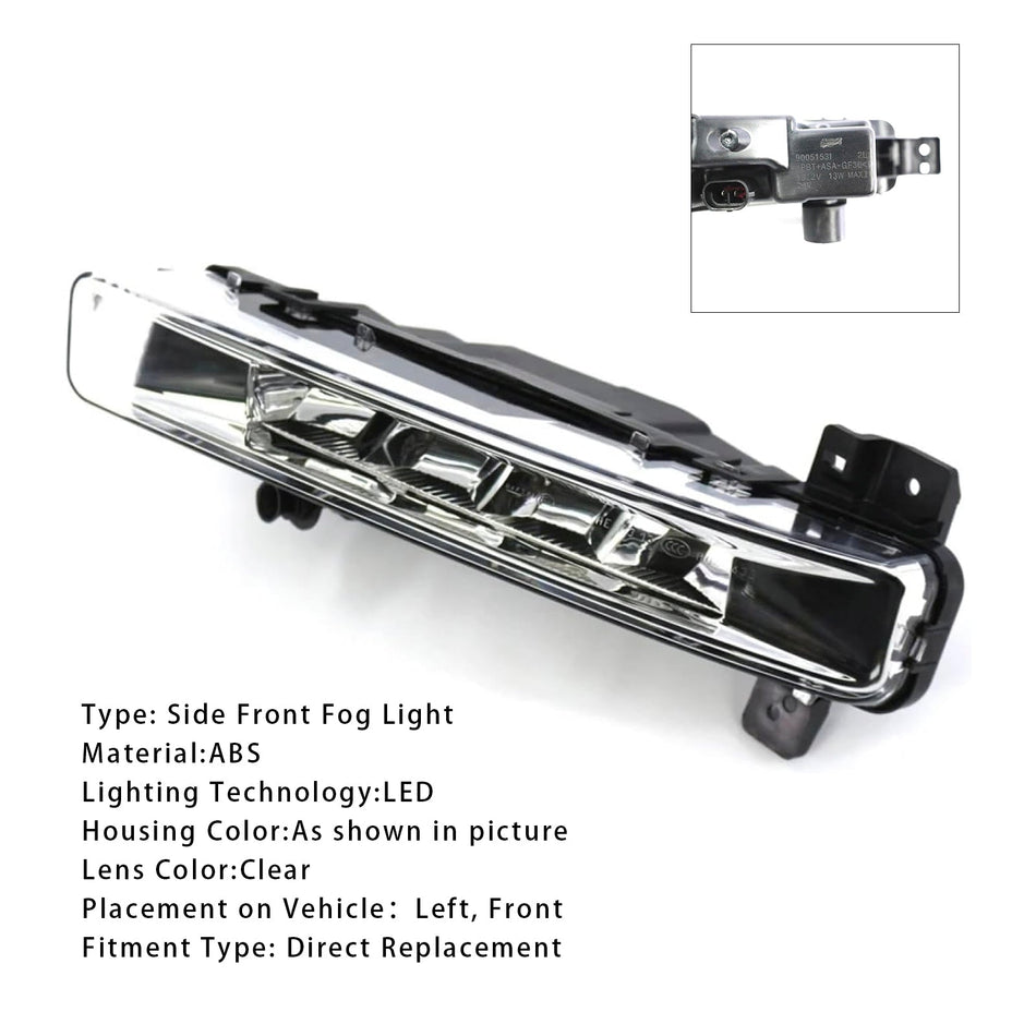 BMW 5シリーズ G30 G38 17-19用 LEDフロント左フォグランプ 1個 63177349131
