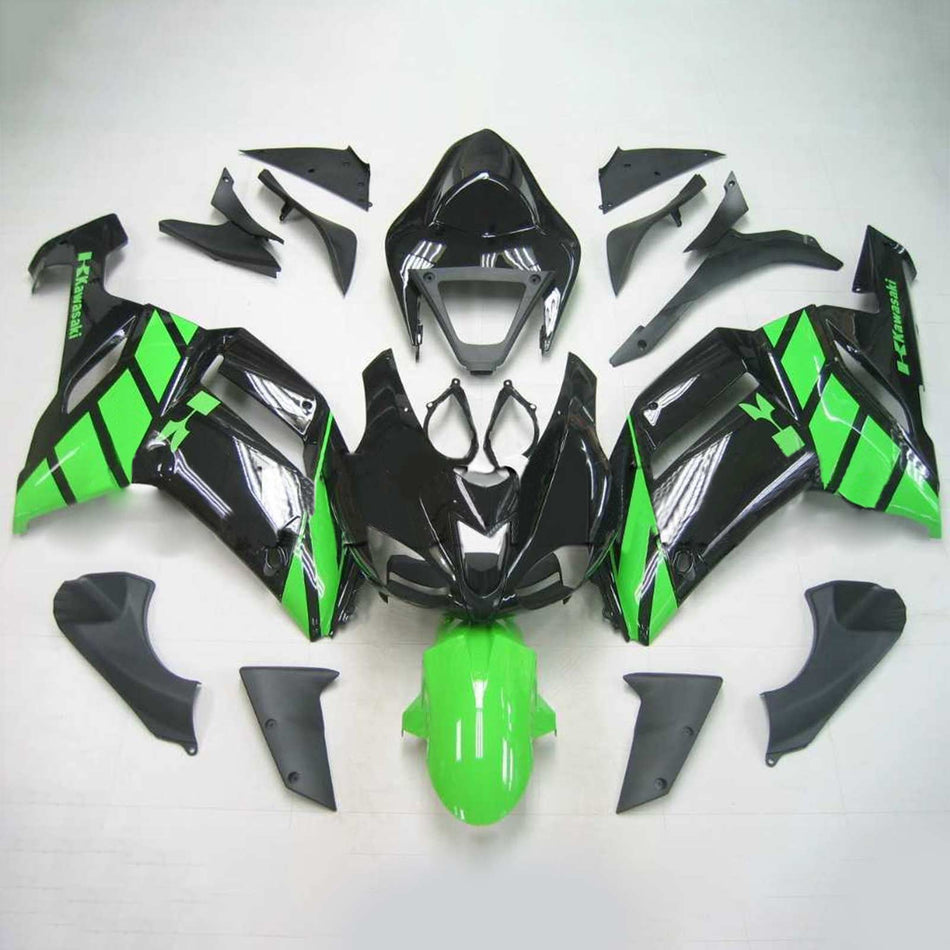 2007-2008 カワサキ ZX6R 636 Amotopart インジェクションフェアリングキット ボディワーク プラスチック ABS #120