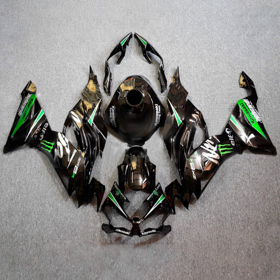 インジェクションフェアリングキット ボディワーク プラスチック ABS カワサキ ZX6R 2019-2023 に適合