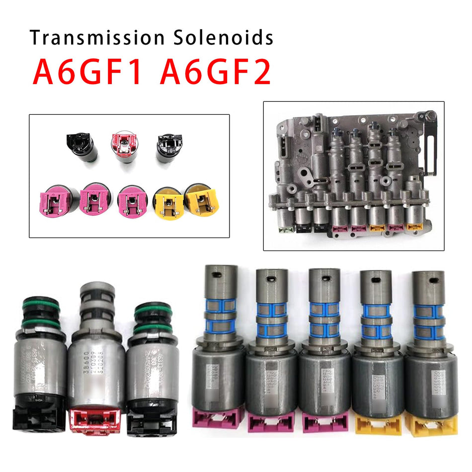 HYUNDAI KIA 6速用 A6GF1 A6GF2 トランスミッションソレノイドキット 8個