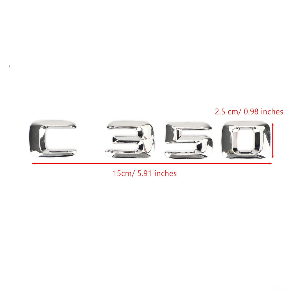メルセデス C350 リアトランク エンブレム バッジ ネームプレート デカール 文字 数字