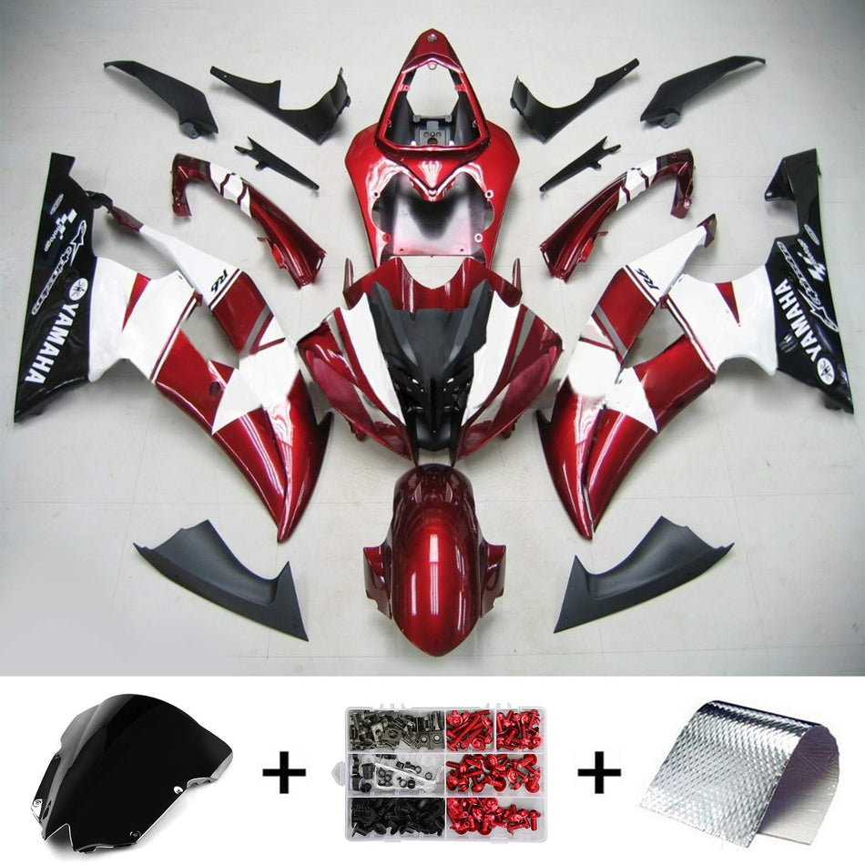 2008-2016 ヤマハ YZF 600 R6 インジェクションフェアリングキット ボディワーク プラスチック ABS #166