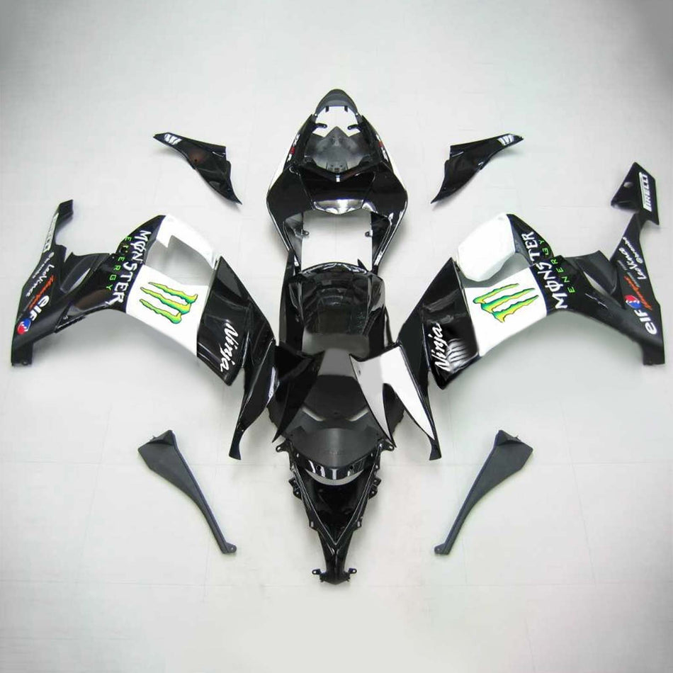 2008-2010 カワサキ ZX10R Amotopart インジェクションフェアリングキット ボディワーク プラスチック ABS #101