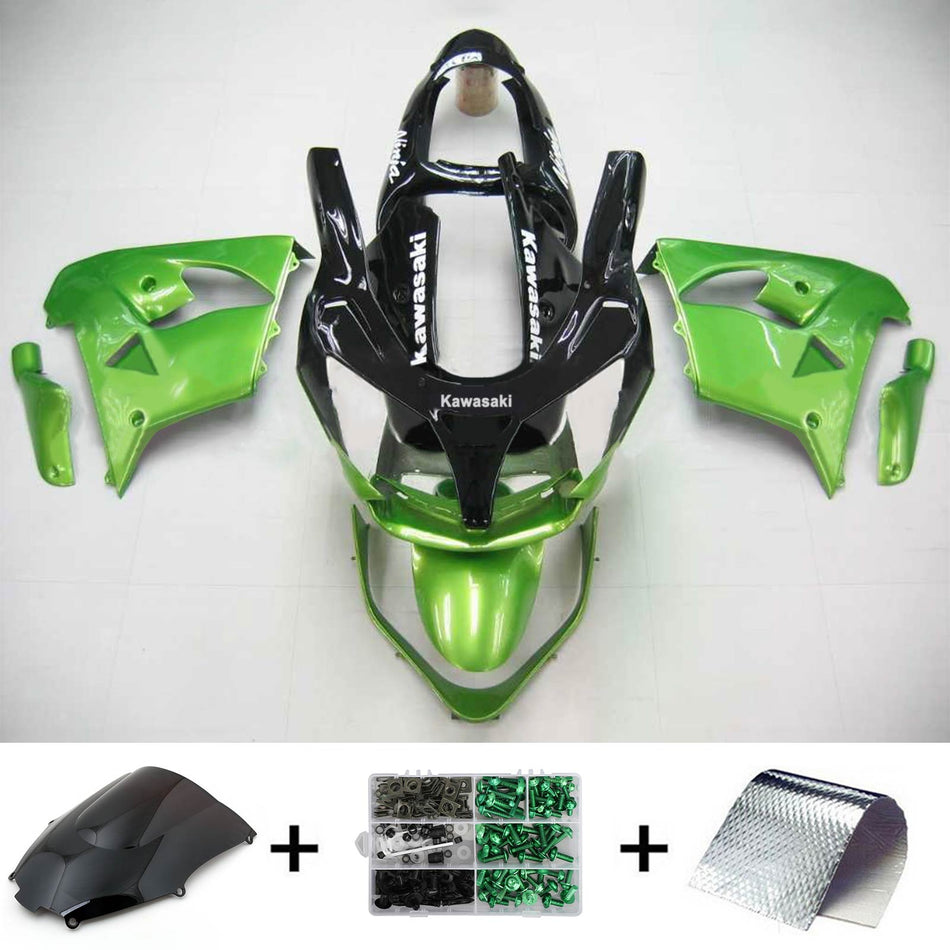 2000-2001 カワサキ ZX9R Amotopart インジェクションフェアリングキット ボディワーク プラスチック ABS #110