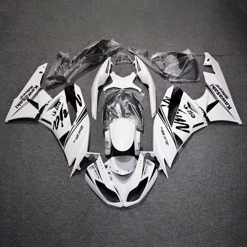 インジェクションフェアリングキット ボディワーク プラスチック ABS カワサキ ZX6R 636 2009-2012 に適合