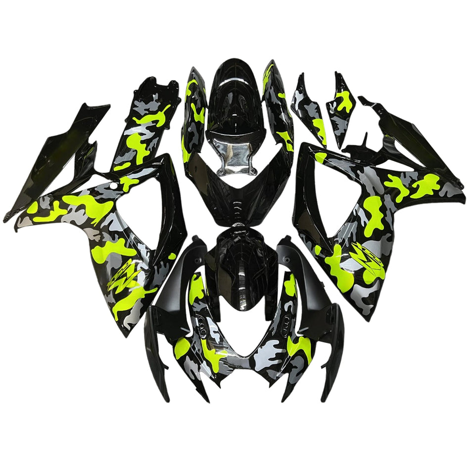 スズキ GSXR 600/750 2006-2007 K6 用 インジェクションフェアリングキット ボディワーク プラスチック ABS