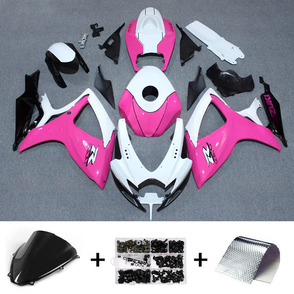 スズキ GSXR 600/750 2006-2007 K6 用 インジェクションフェアリングキット ボディワーク プラスチック ABS