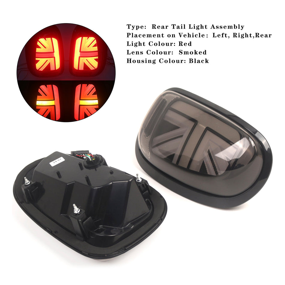 BMW MINI Countryman R60 2010-2016用 L&amp;R LEDテールライトランプ スモーク