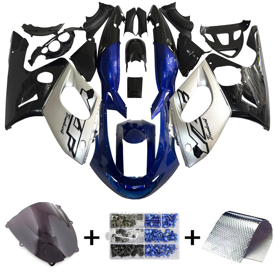 ヤマハ YZF 600R サンダーキャット 1996-2007 用インジェクション フェアリングキット ボディワーク プラスチック ABS