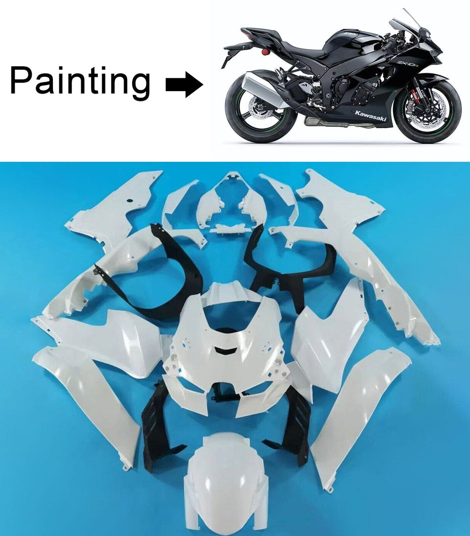 2021-2024 カワサキ ZX-10R ZX10R アモトパーツ インジェクションフェアリングキット ボディワーク ABS #101