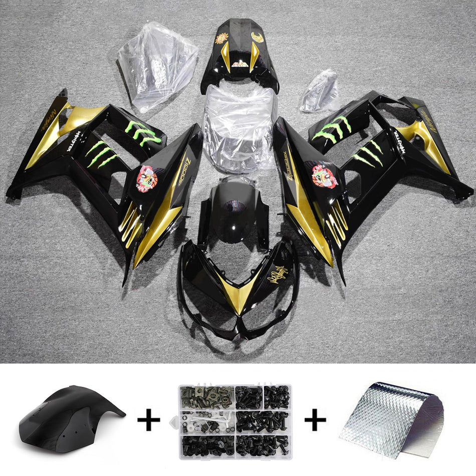 インジェクションフェアリングキット ボディワーク プラスチック ABS カワサキ Z1000SX 2010-2015 に適合