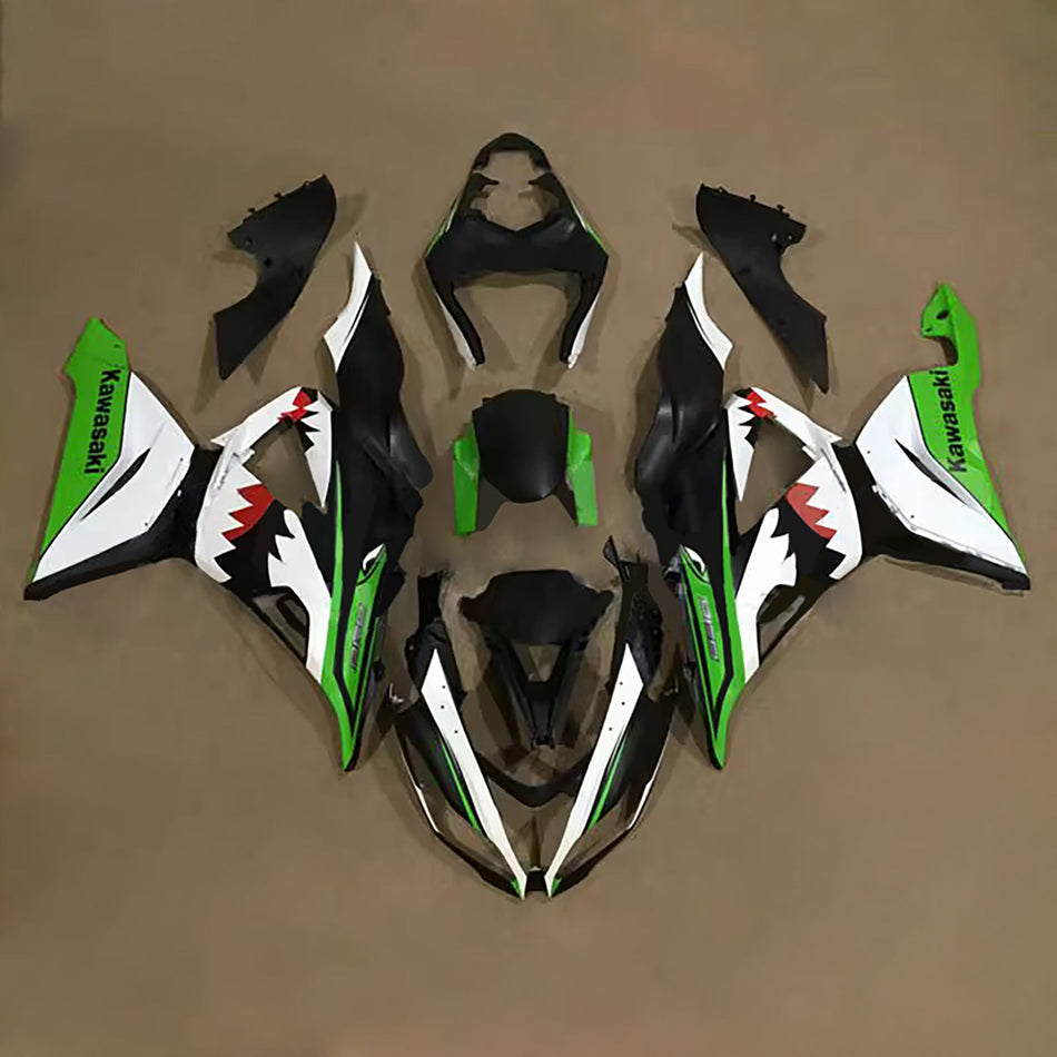インジェクションフェアリングキット ボディワーク プラスチック ABS カワサキ ZX6R 636 2013-2018 に適合